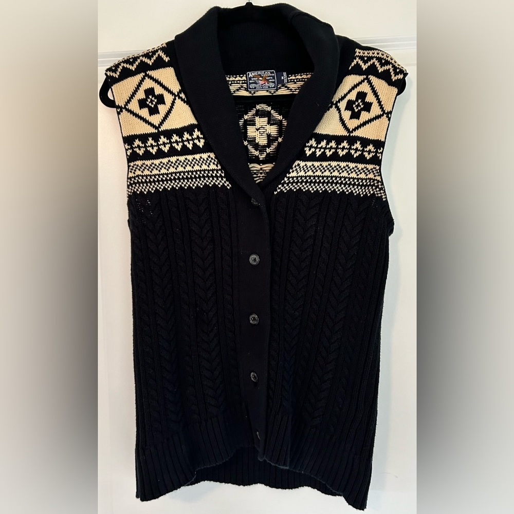 American Living Cable Knit Vest